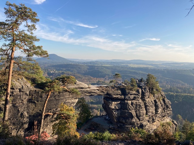 Vuoristomaisemakuva Bohemian Switzerlandista